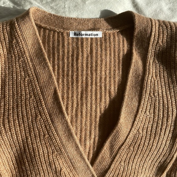 Reformation Fossi Cashmere Cardigan - Picture 6 of 8